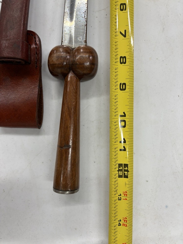 Wood Hilt Bollock Dagger