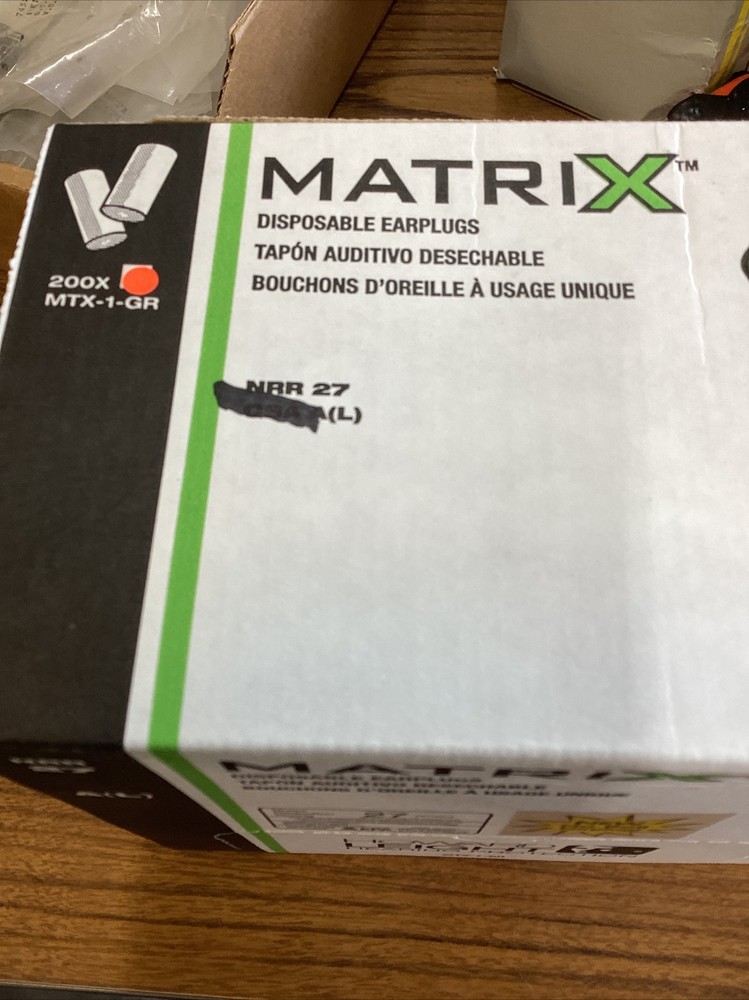 200 Matrix Howard Light hearing PPE.NNR-27, No roll earplug