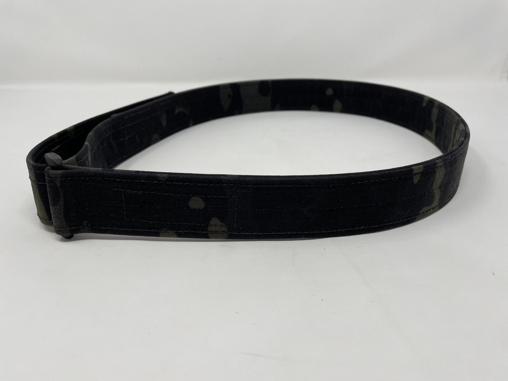 Blue Alpha Low Profile EDC Belt / Wrapped Black Multicam