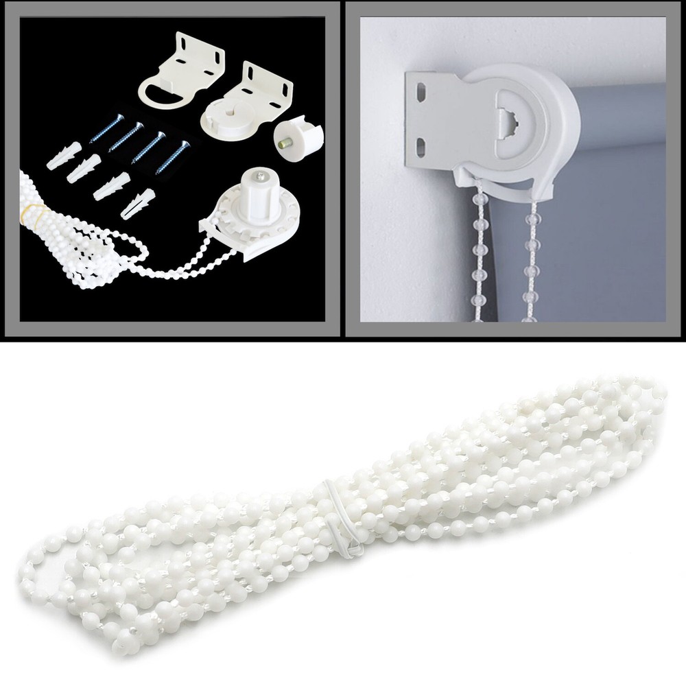 2m/6Feet Loop 1m Side Pulley Chain Beadchain For Roller Blind Shade (Chain only)