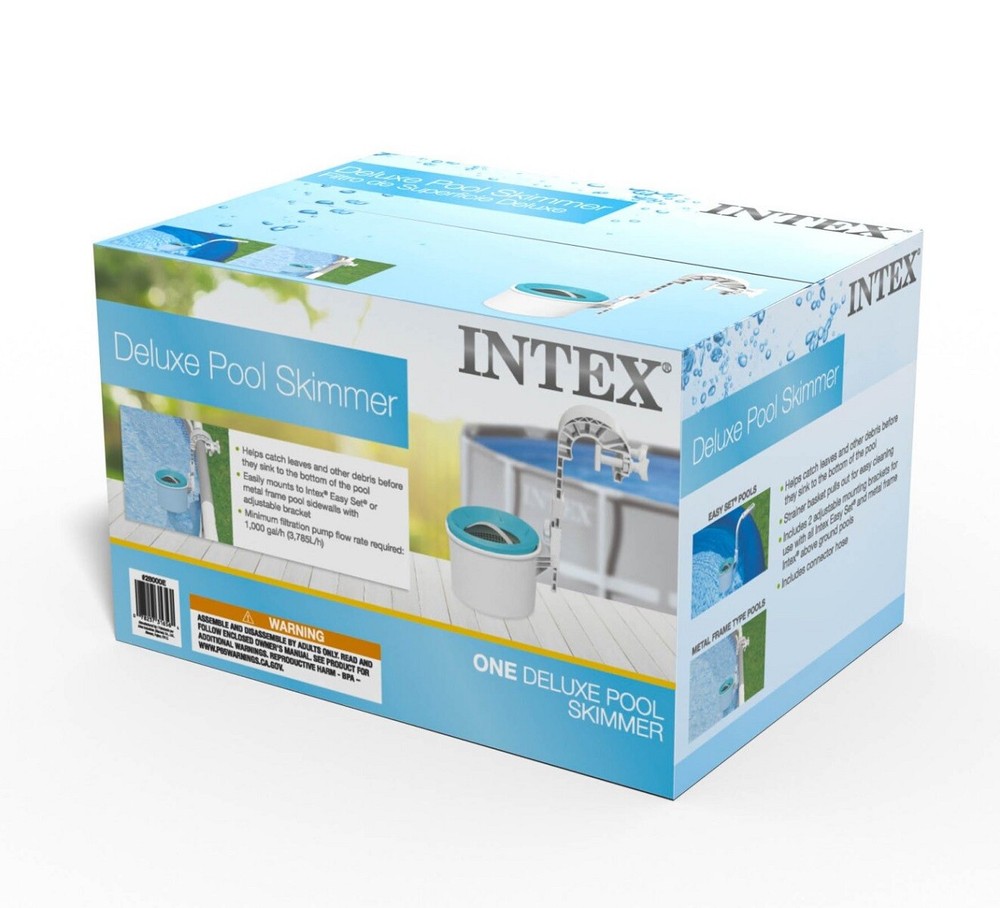 Intex Deluxe Wall Mount Surface Skimmer for Above Ground Pools 2Pack