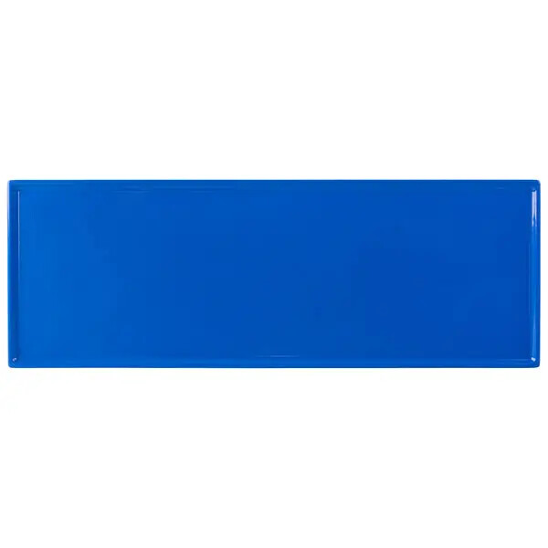 TableCraft CW2107CBL Rectangular Full Size Cooling Serving Tray - Cobalt Blue