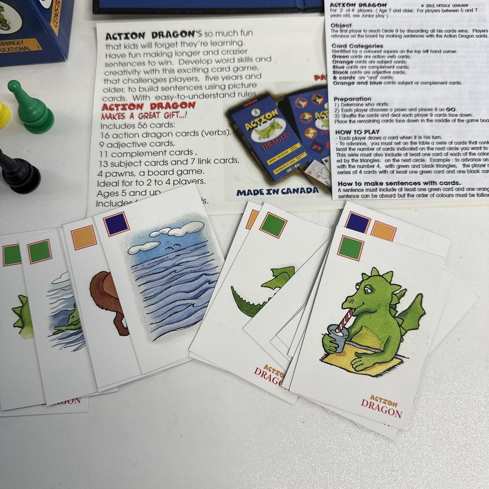 Patrix Sentence Construction Educational Game Action Dragon Construction Complet