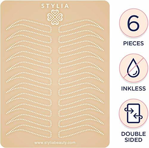 Microblading Supplie 6 PC Inkless Double Sided Practice Skin For Eyebrow Tattoos