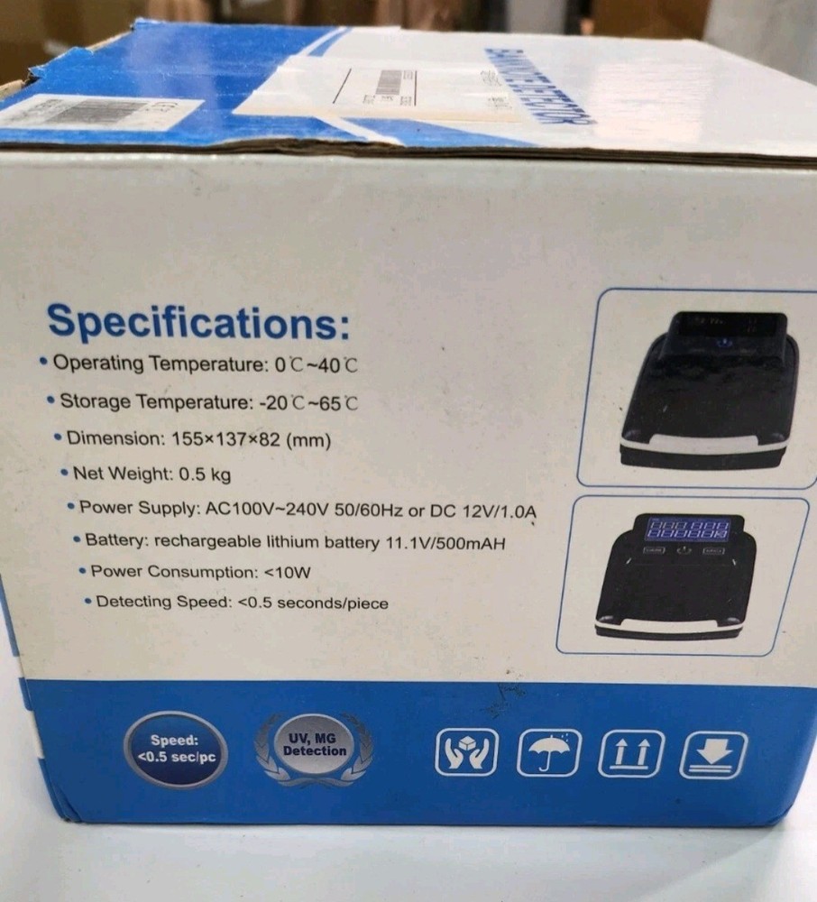 Counterfeit money detector machine