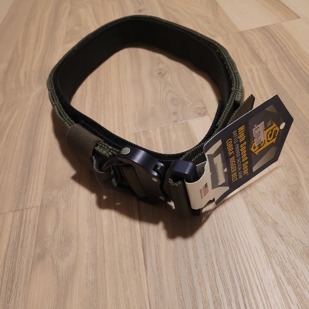 HSGI Operator Belt Medium With Inner OD Green Cobra Buckle