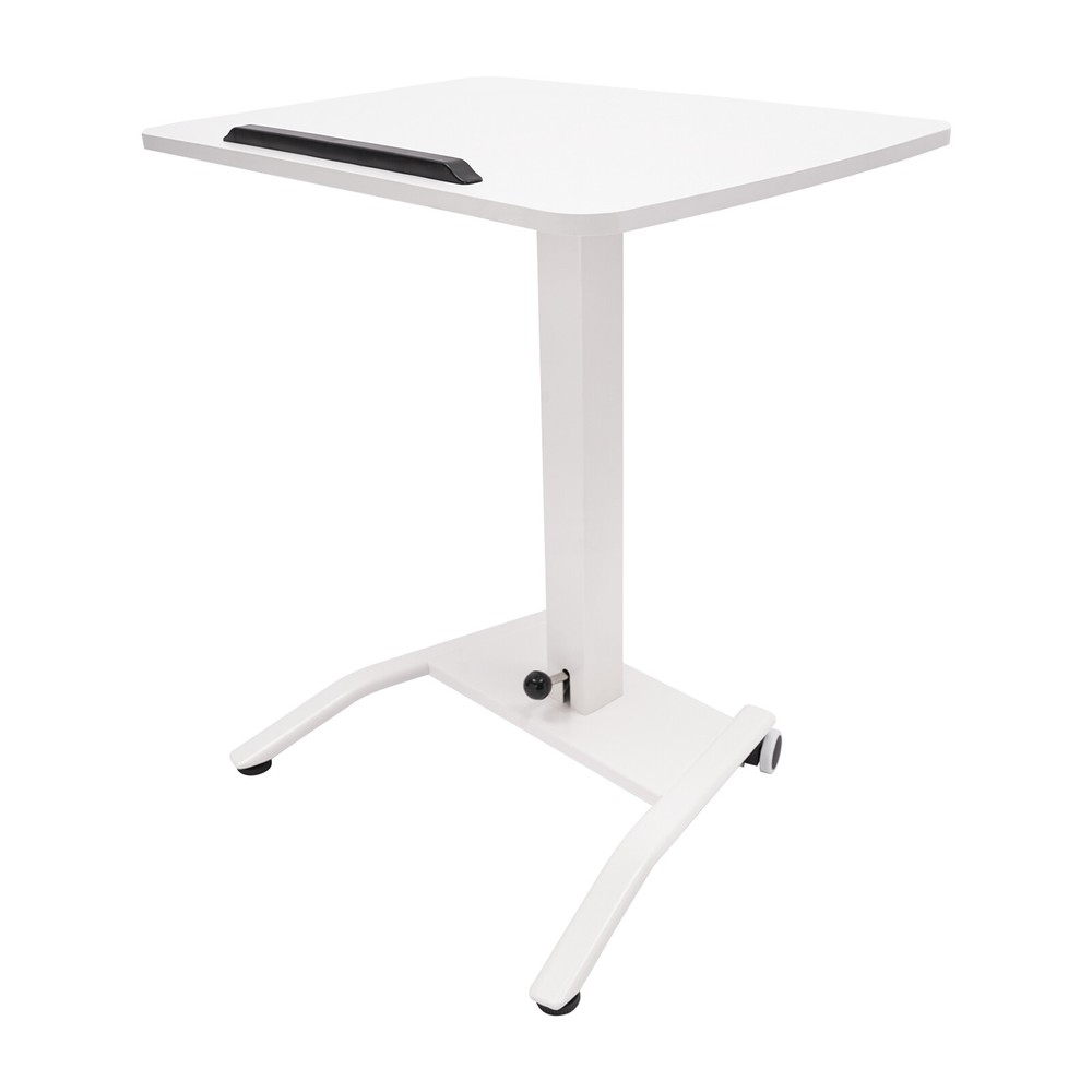 Adjustable Rolling Desk - Height & Angle Adjustable for Comfortable Work