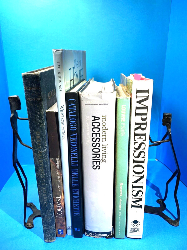 Wrought Iron Brutalist Walking Man Shadow Statues MCM Bookends