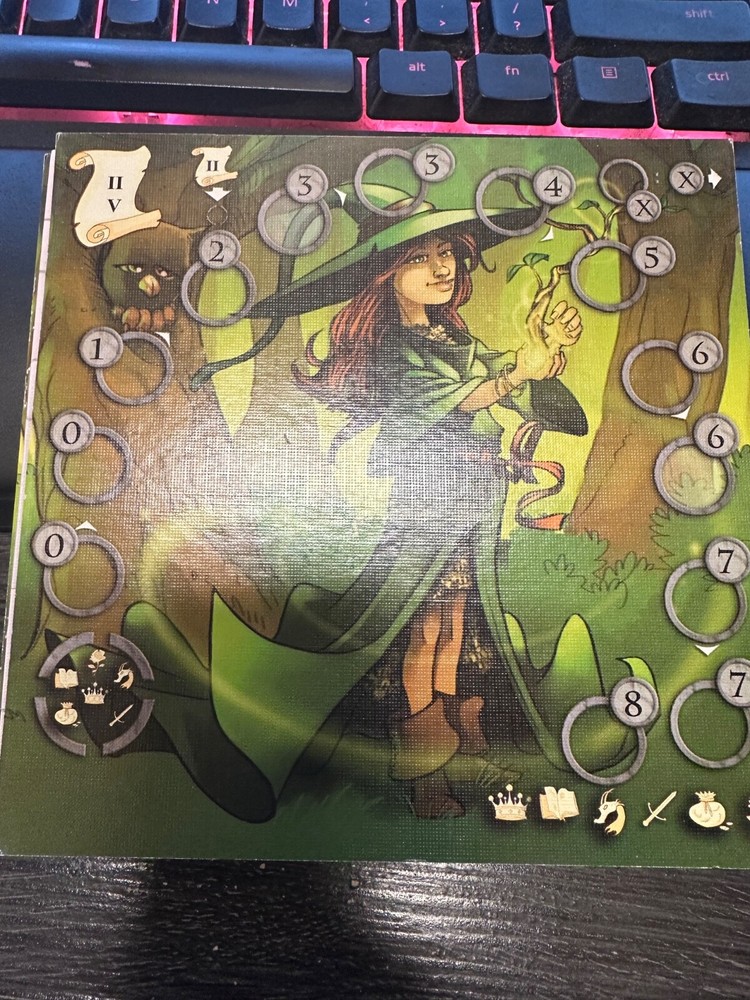 Medieval Academy Board Game Expansion Gallantry and Magic Promo Tile