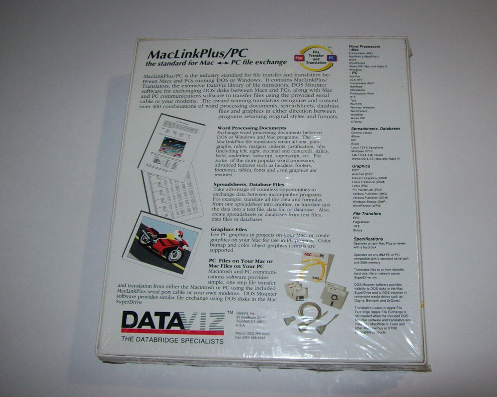 Mac Link Plus PC Version 6: Mac and PC File Exchange Software