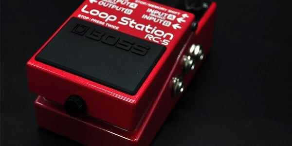Boss RC-5 Loop Station Guitar Effect Pedal Phrase Recorder Compact Red Black