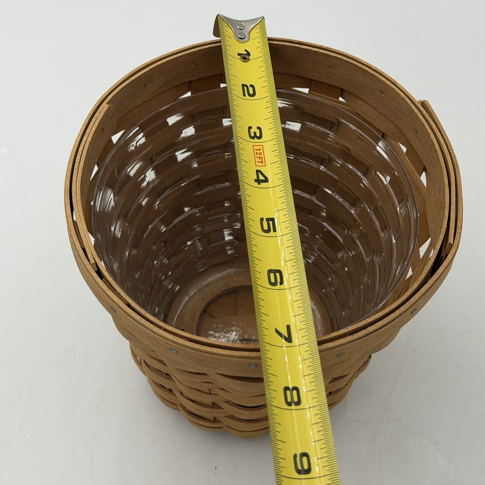 Longaberger Bouquet Basket w/ Protector Marked 2003