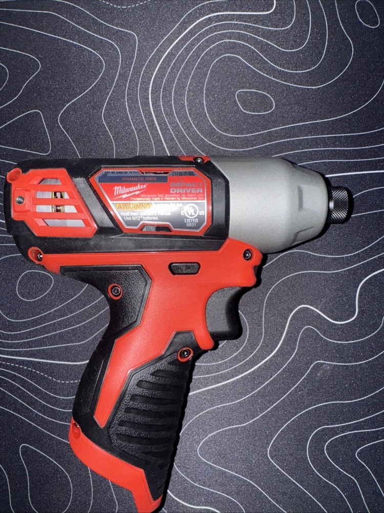 Milwaukee M12 1/4” Hex Impact Driver – Compact & Powerful
