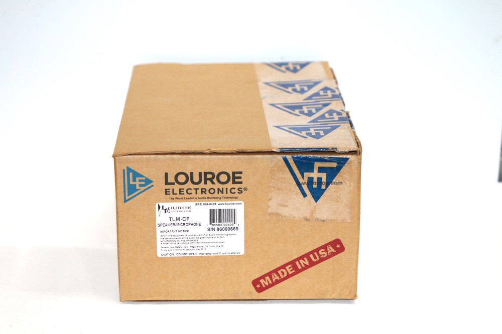 Louroe TLMCFTLM-CF Ceiling Flush Mount Speaker/Microphone #2724