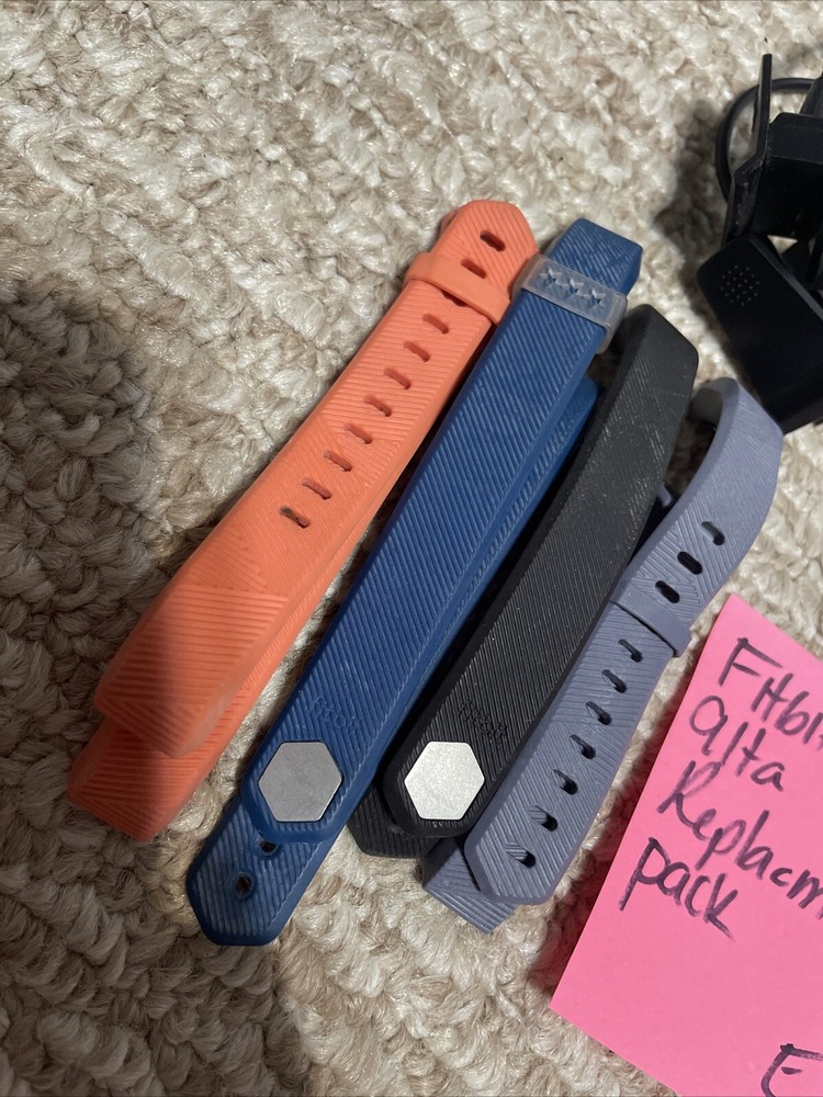 Fitbit ALTA Replacement Parts Pack! X2 Chargers X4 Bands!