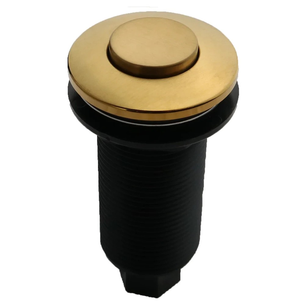 LEN GORDON® Polished Brass Garbage Disposal Air Button