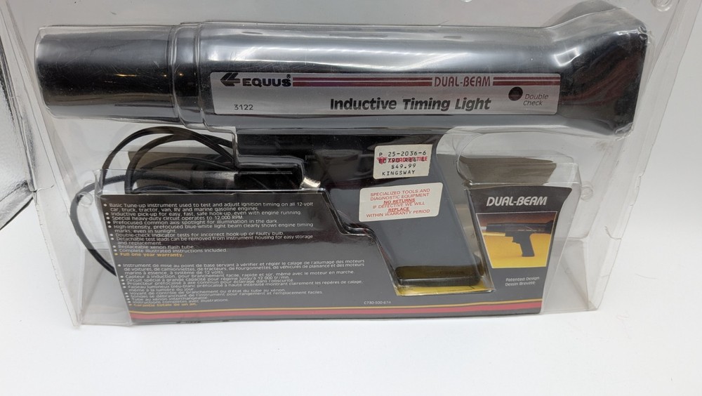 Equus 3122 Inductive Dual-Beam Timing Light