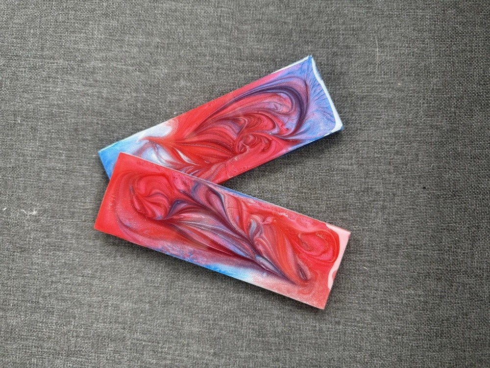 Knife Handle Scales | Epoxy Resin | Handmade | Multiple Colors Available