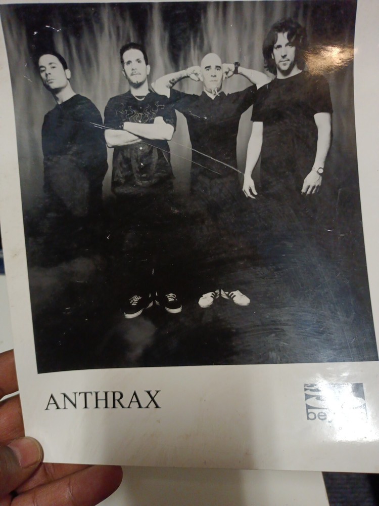 Anthrax 8*10 Black And White Photo Beyond