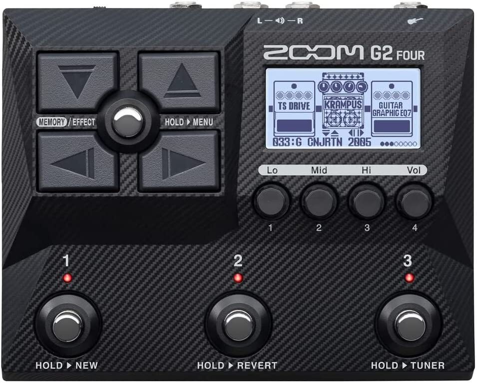 ZOOM G2 FOUR Guitar Multi Effects Pedal Equipped with multi-layer IR function