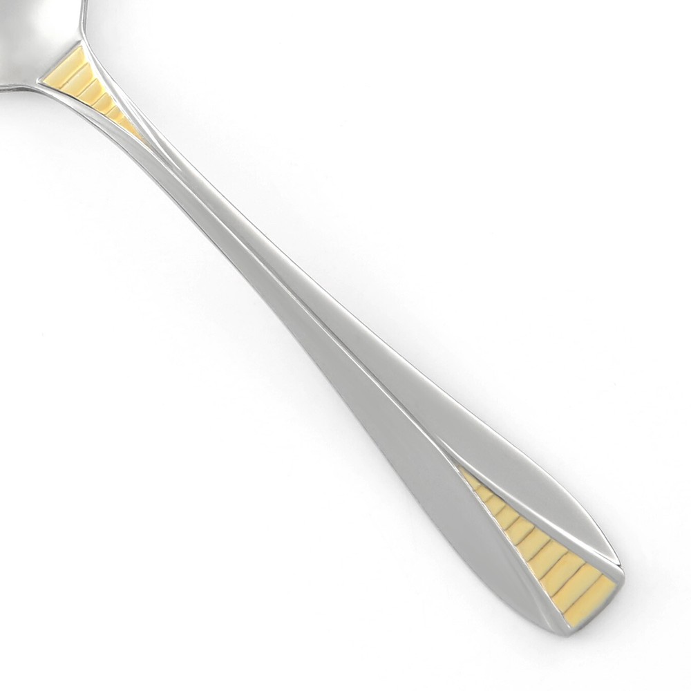 Retroneu AVALON GOLD ACCENT Stainless Korea Glossy Silverware CHOICE Flatware