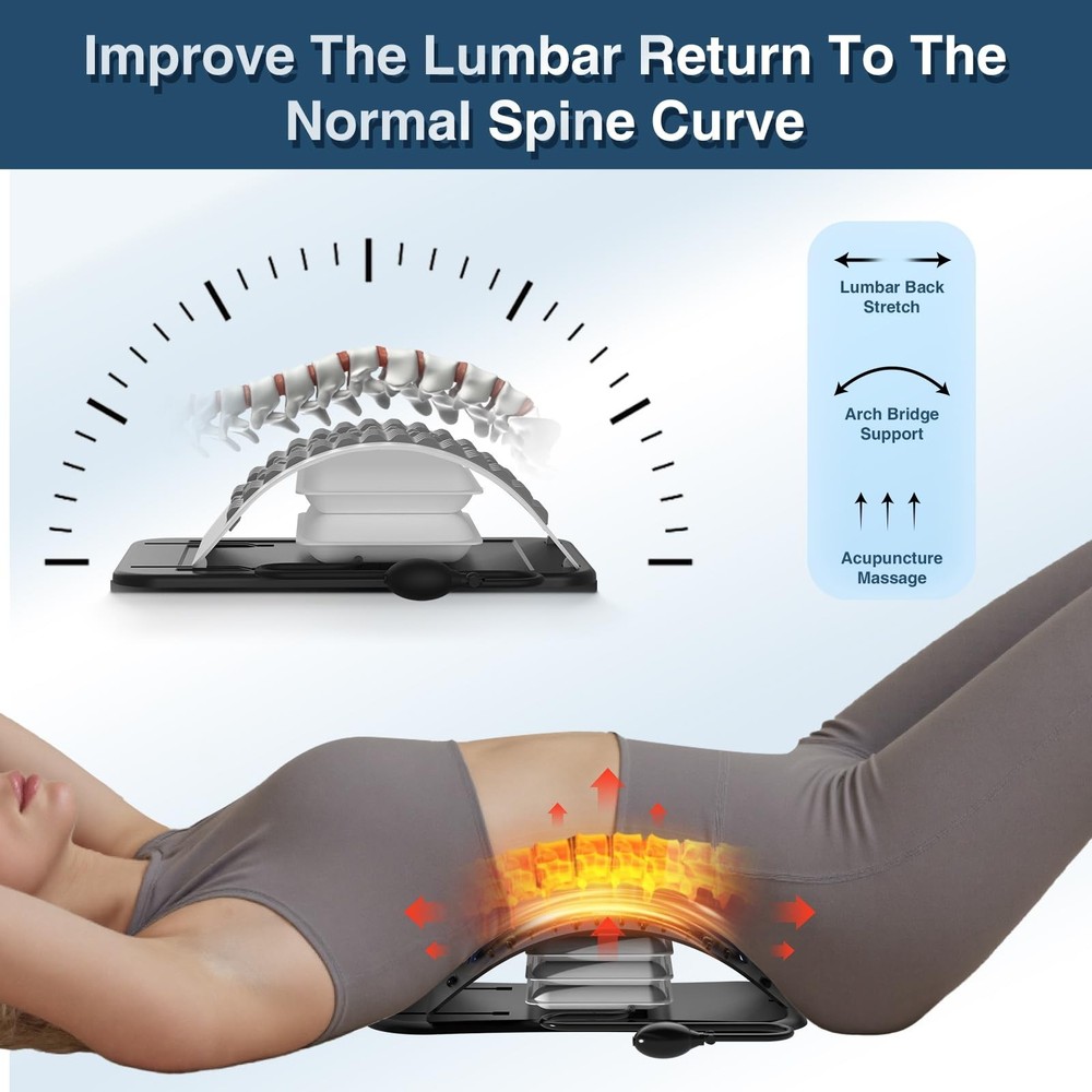 Docemel Back Stretcher for Lower Back Pain Relief,Adjustable Inversion Lumbar...