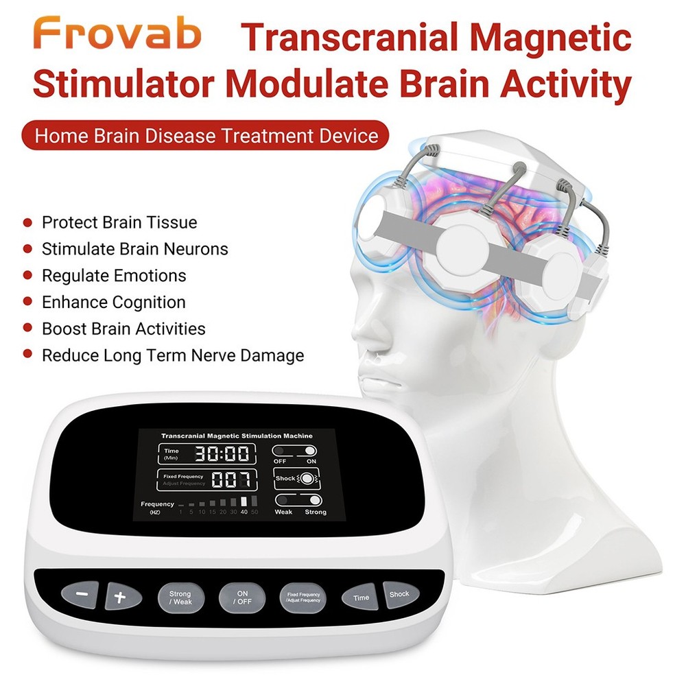 rTMS Brain Therapy Deep Brain Stimulator Machine Anxiety Migraine Depression