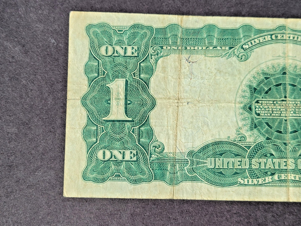1899 $1 Silver Certificate Dollar **Rare** Black Eagle Large Size Note