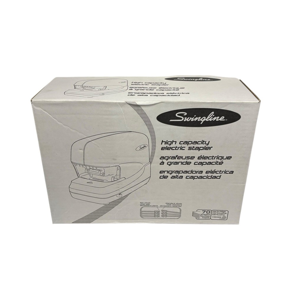 Swingline High Capacity Electric Stapler, Black 69270 New Open box