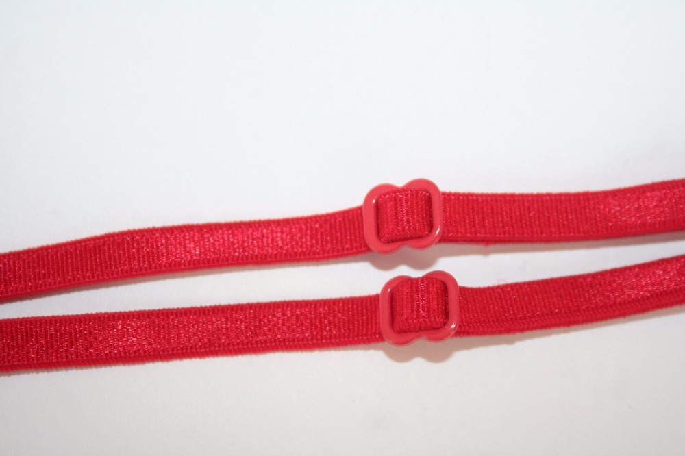 Random Grab Bag 10 pair adjustable BRA STRAP mask stretch elastic straps 1/4"