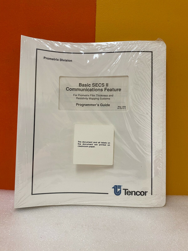 Tencor / KLA 04-0079C Basic SECS II Communications Feature Programmer's Guide