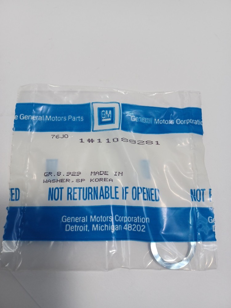 Genuine GM Washer GM 11088281