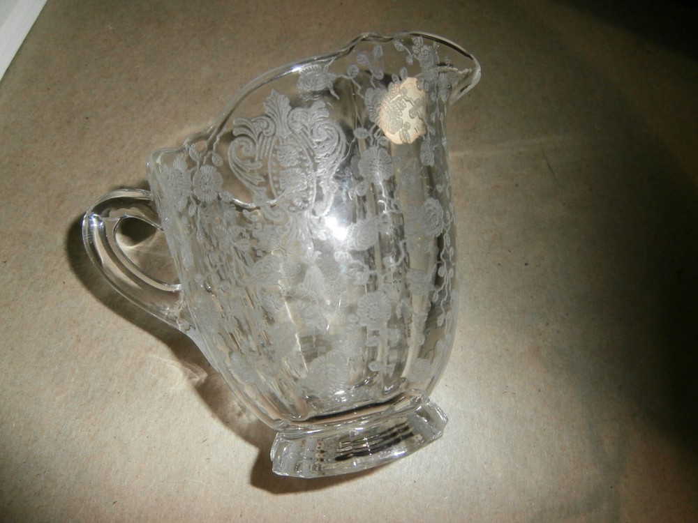 Hand Made Cambridge Glass Creamer