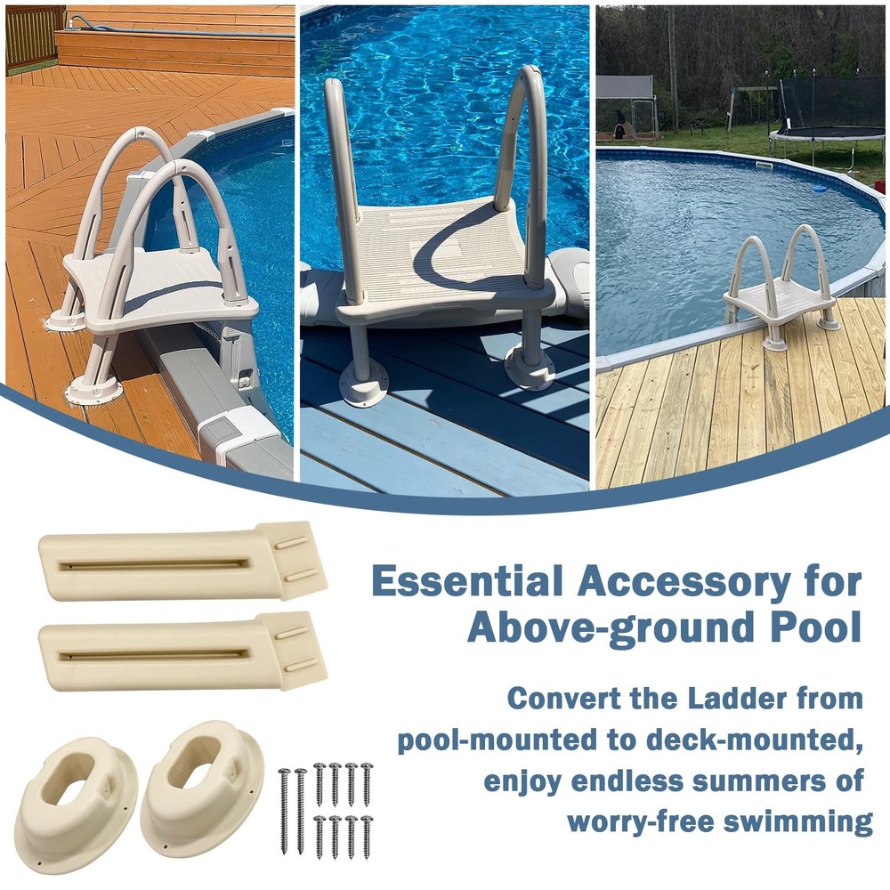 CK7200 Deck Mount Conversion Kit for 7200 Roll-Guard A-Frame Pool Ladder