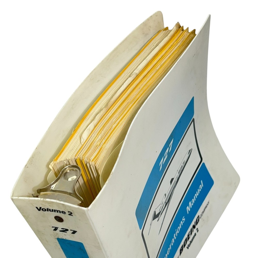 Boeing 727 Flight Operations Pilot Training Manual Volume 2 The Boeing Company