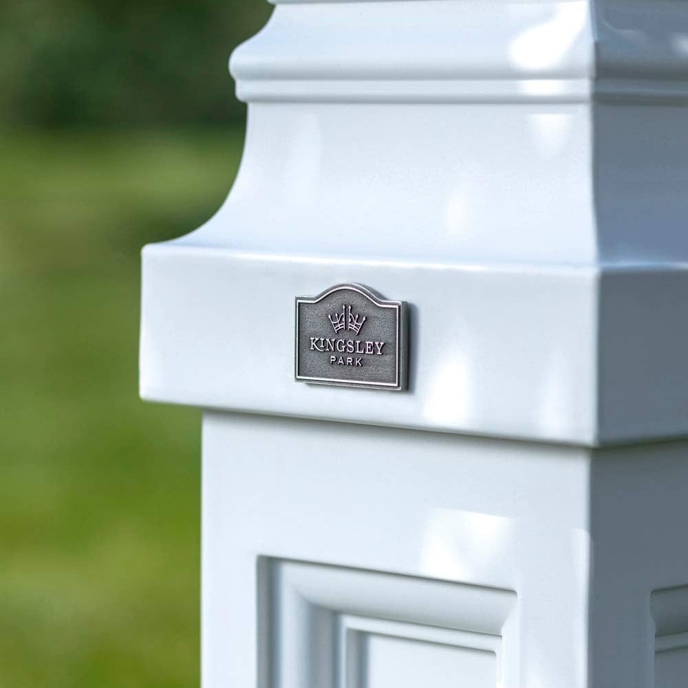 Step2 Atherton Mailbox Post, Mailbox Not Included, Classic White