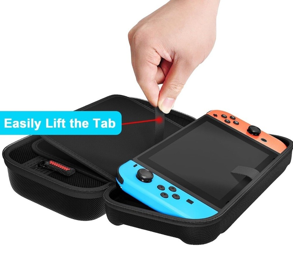 Switch Carrying Case For Nintendo Switch with 20 Games Spaces Hard Shell.