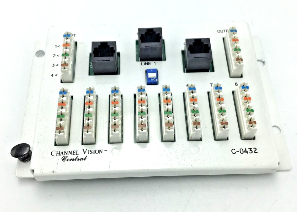 Channel Vision Central C-0432 Telephone Distribution Module a68