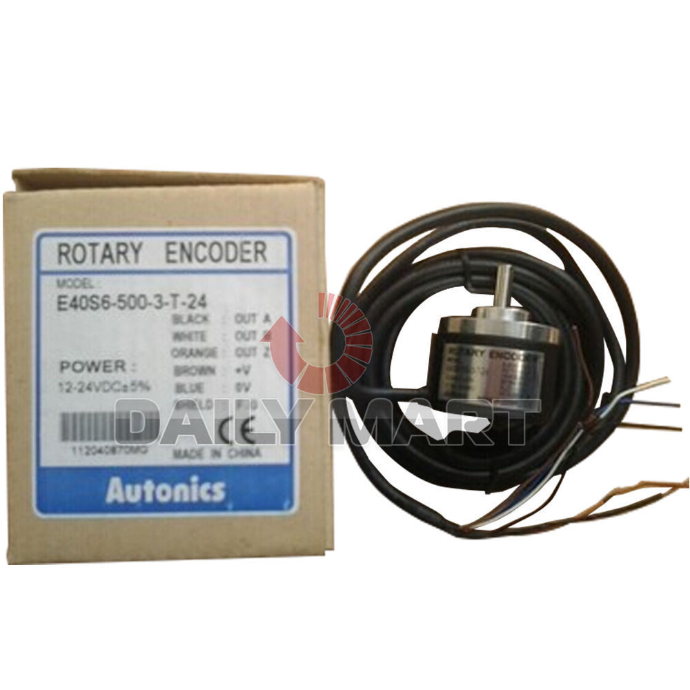 New in Box Autonics E40S6-500-3-T-24 Rotary Encoder E40S65003T24 Module Unit 1PC