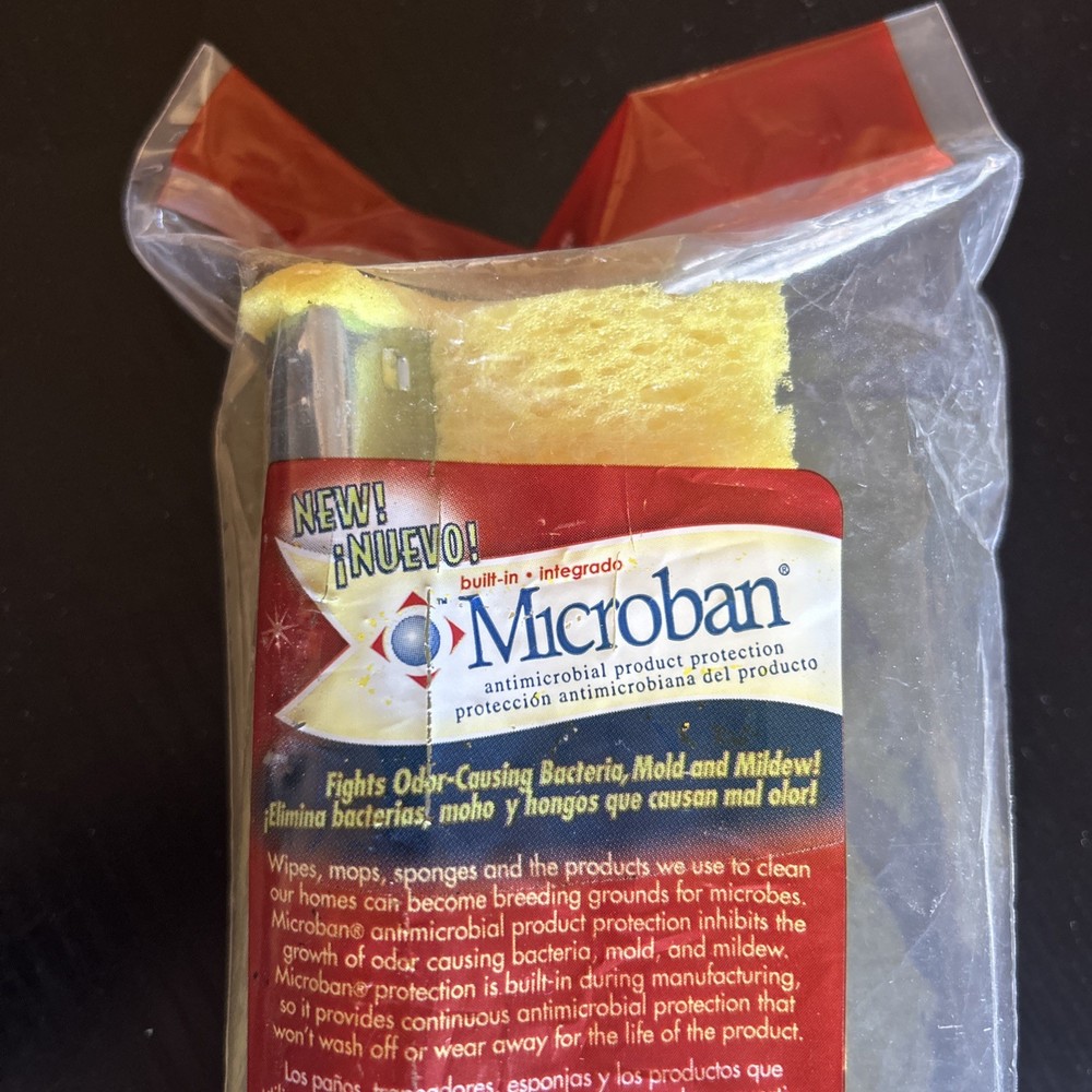 Quickie Clean Results Refill Microban Roller Sponge Mop #058BCRMB