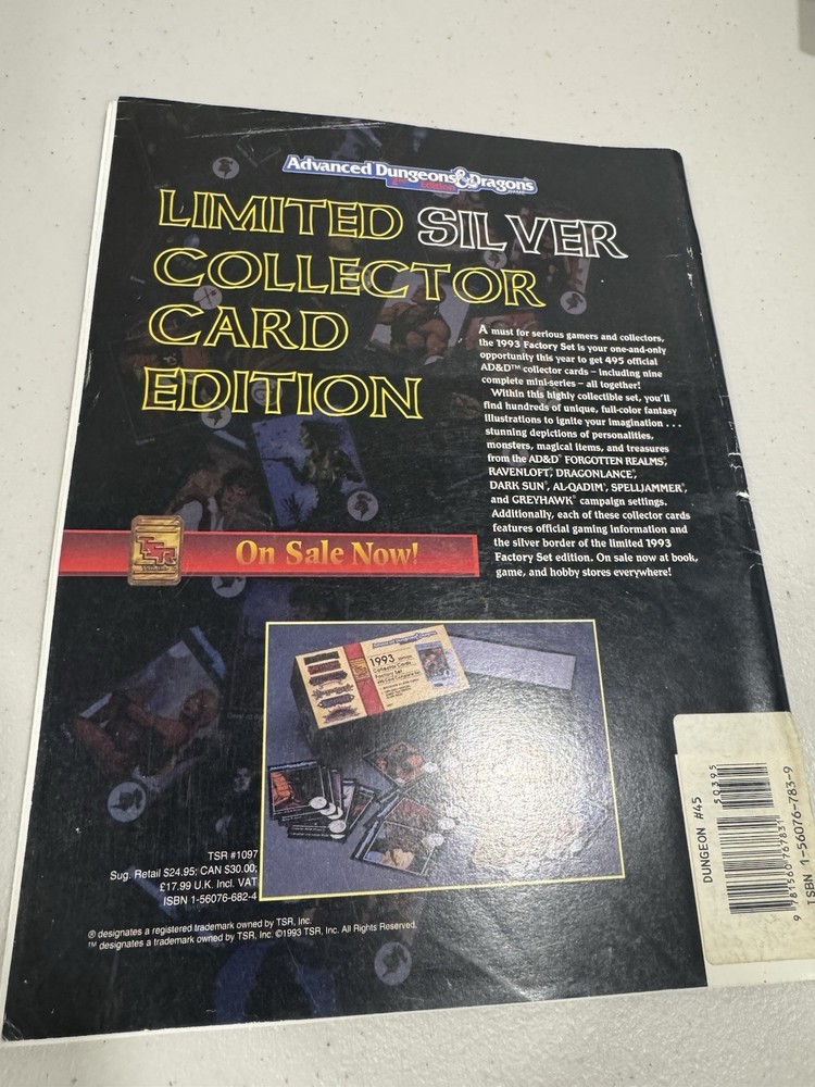 Dungeon Magazine Issue #45 - TSR