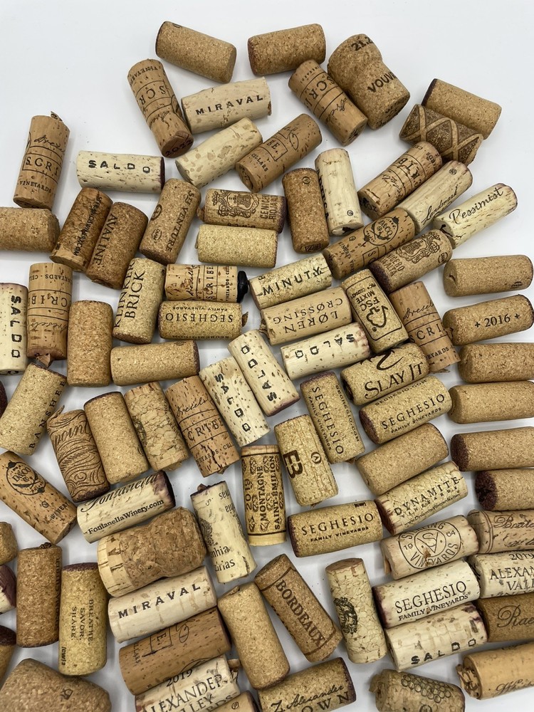 Premium Wine Corks Natural - Used Assorted 89 Count