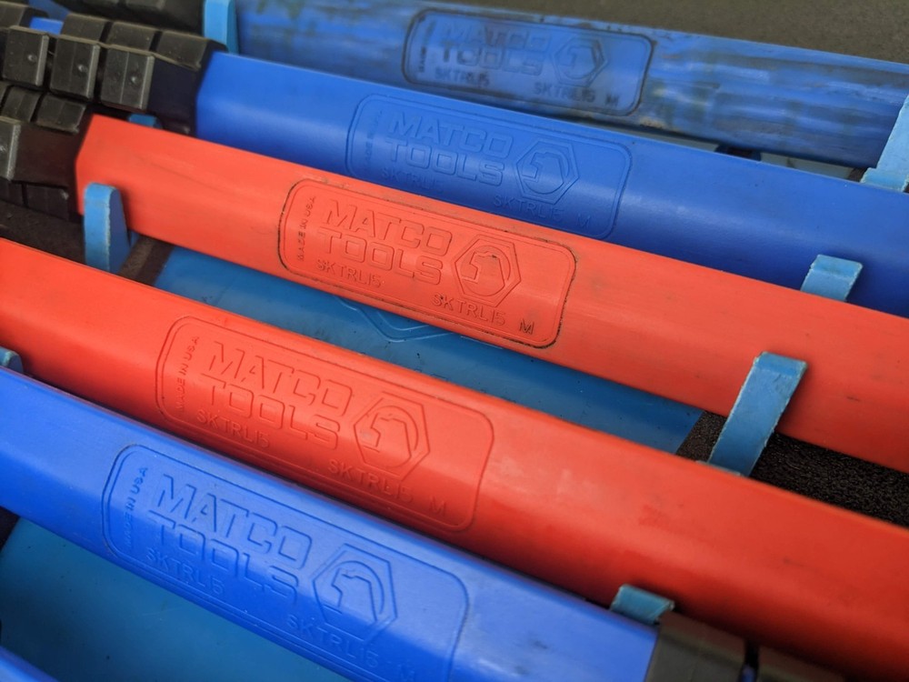 Matco Tools Plastic Socket Rail Organizers Lot