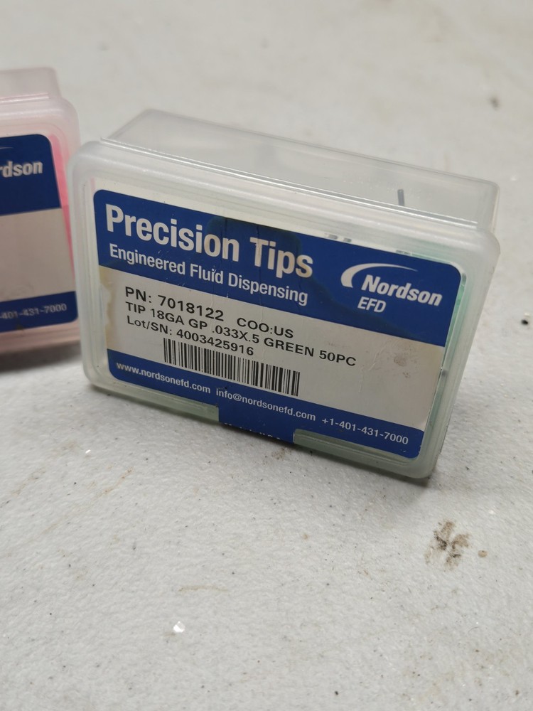 Nordson EFD Dispensing Tips P/N 7018178 7018169 7018122