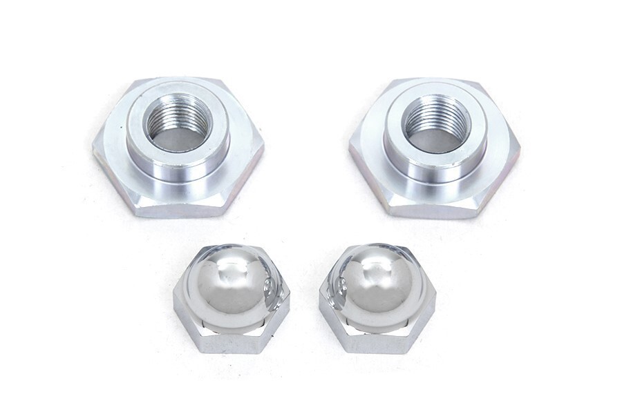 V-Twin 49-0524 Spring Fork Rod Top Nut Set
