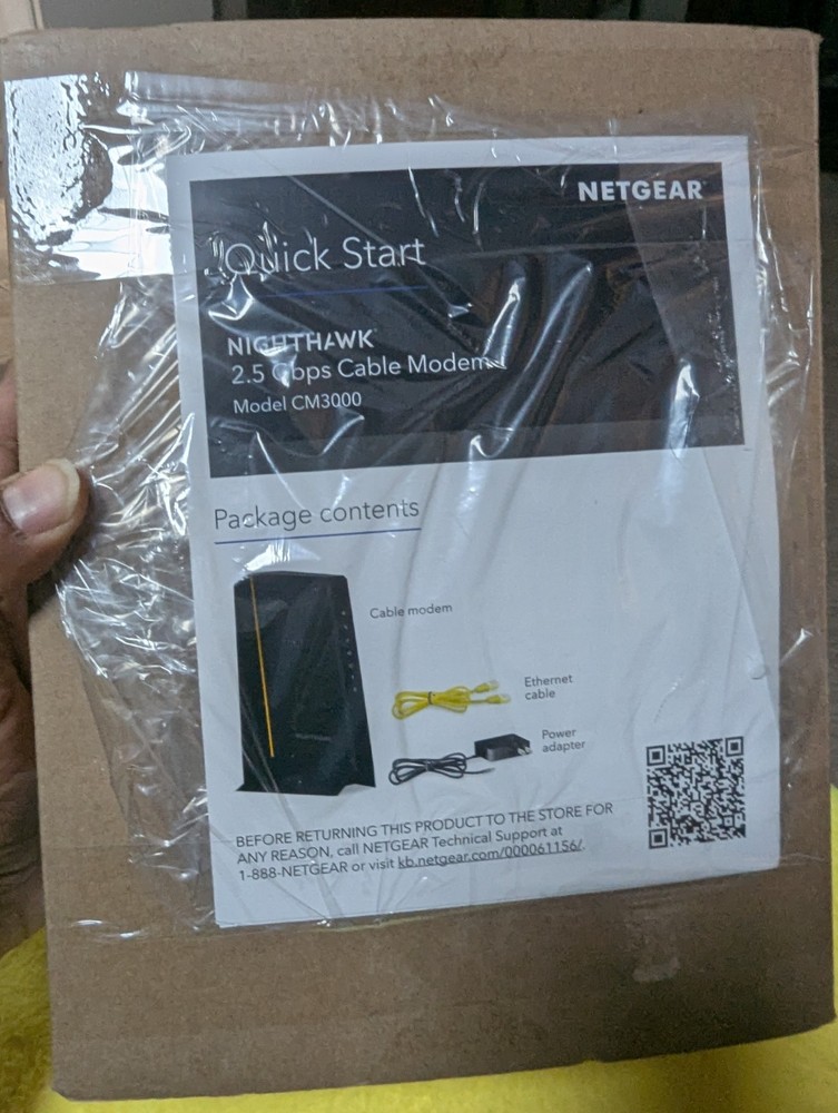 NETGEAR Nighthawk CM3000 Mid/High-Split DOCSIS 3.1 Modem
