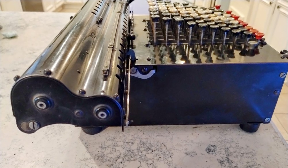 Antique fully working 1918 Monroe Calculator Model G / Adding Machine