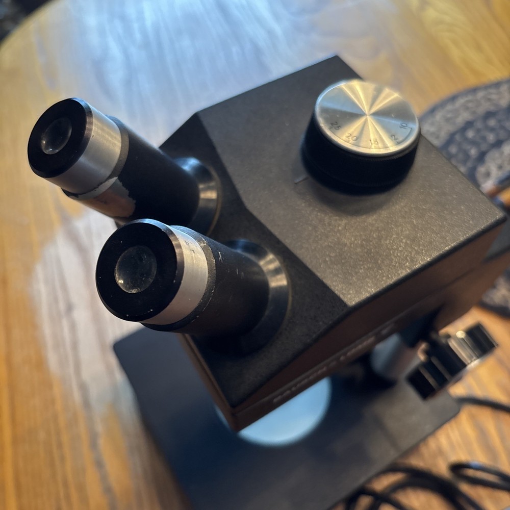Bausch and Lomb Stereoscope Microscope Head and base