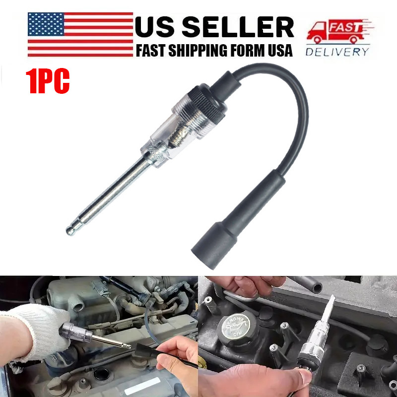 Spark Plug Tester Ignition System Engine In Line Auto Diagnostic Coil Test Tool