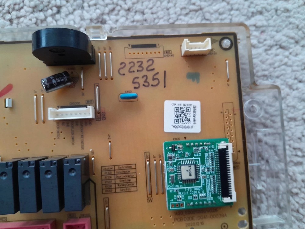 DG94-04041F Samsung Range Oven Control Board